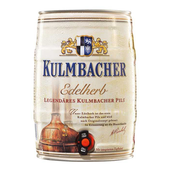 Bia Kulmbacher Edelherb Pils 5000ML – Thùng 2 Bom