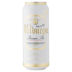 Bia Lon Bitburger Premium Pils 4.8%