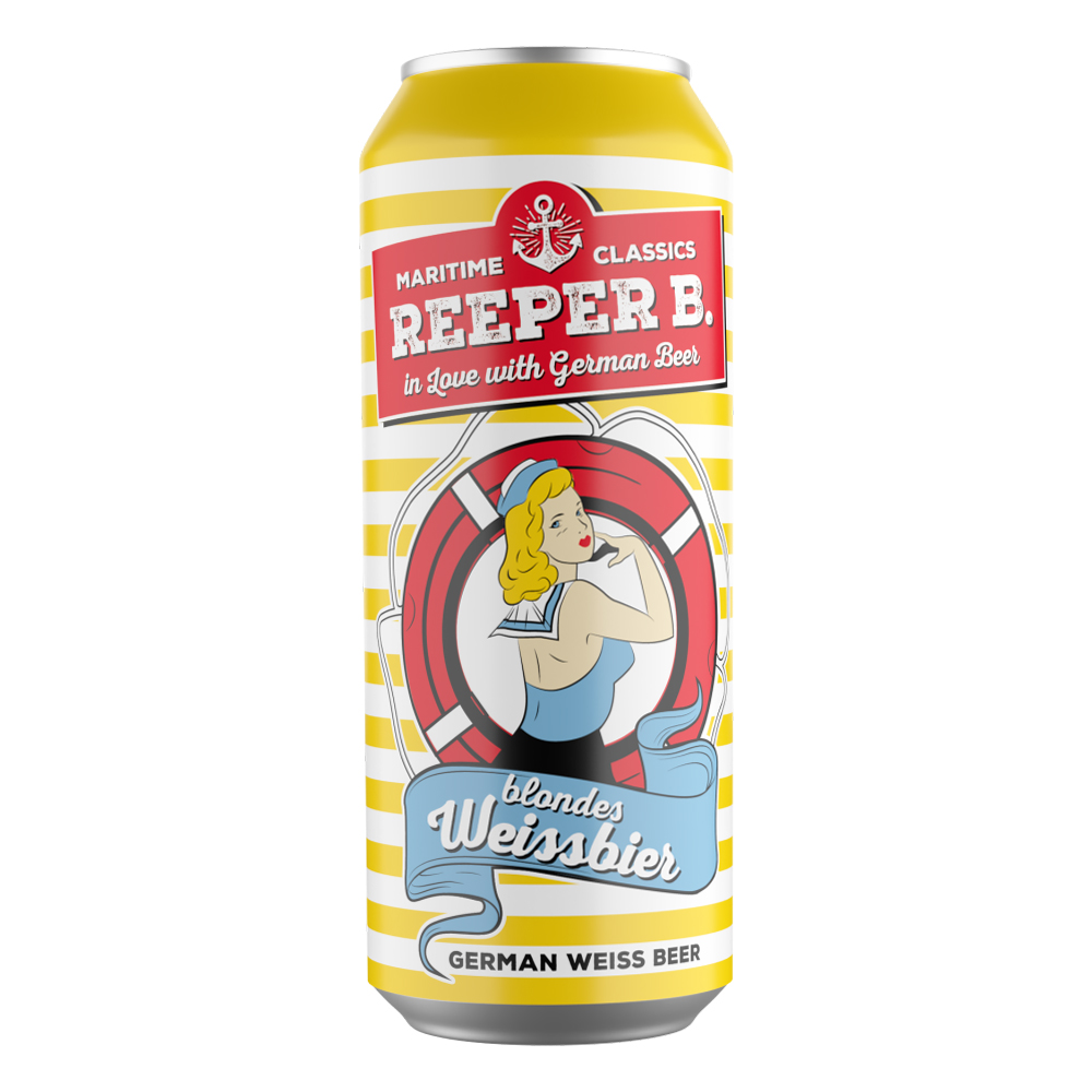 Bia Reeper B Blondes Weissbier 5.0% – 500ML
